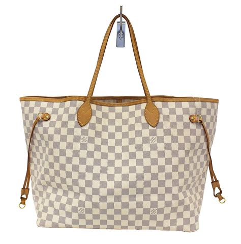 louis vuitton white checkered bag|louis vuitton bag off white.